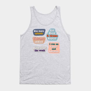 Kdrama Sticker Pack Tank Top